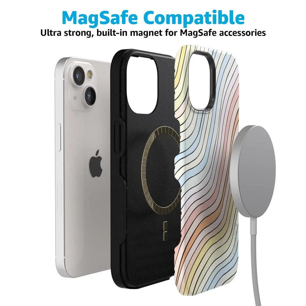Best-Selling Ride The Wave | Pastel Rainbow Lined Case  Ends Soon!
