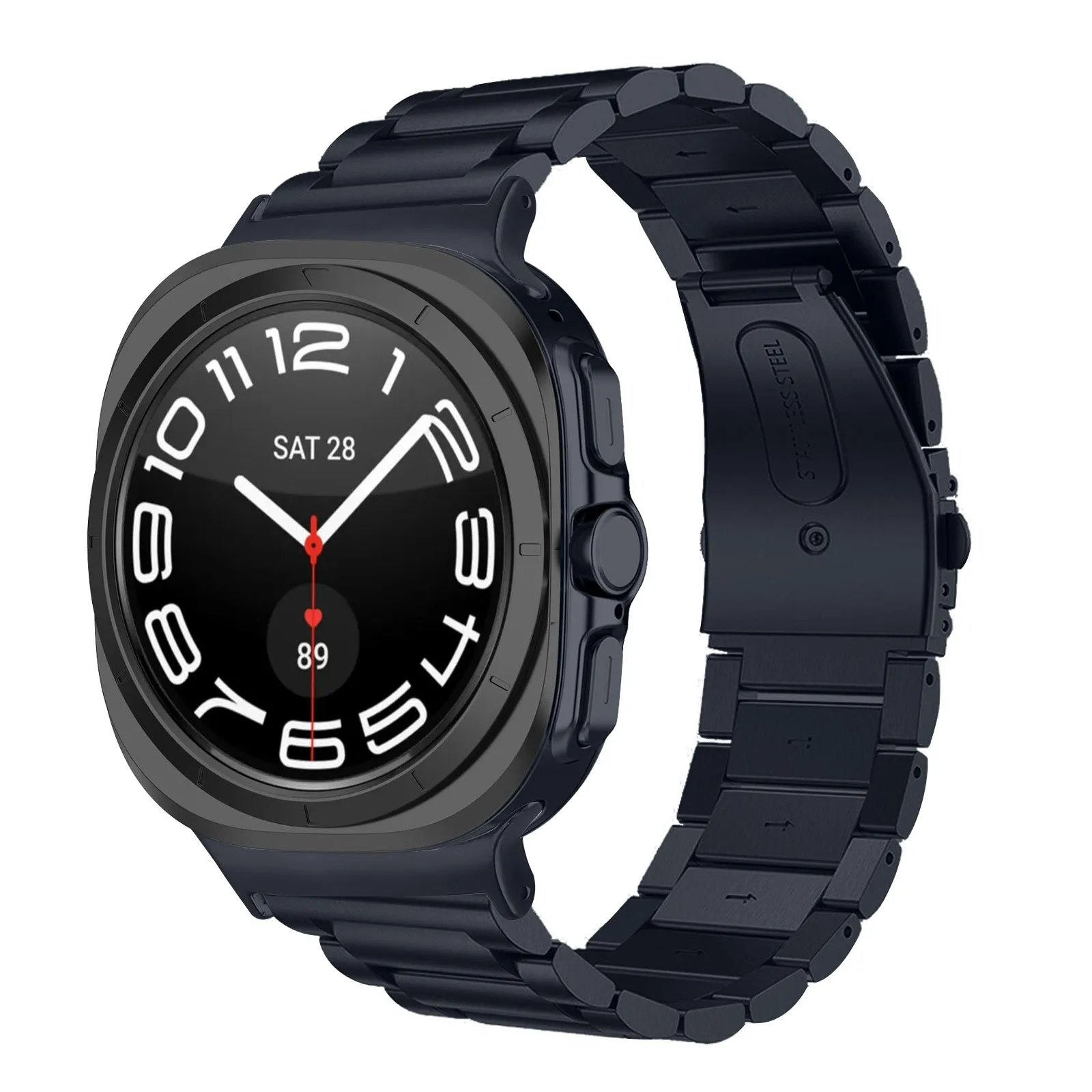 Best-Selling Samsung Galaxy Watch Ultra Steel Strap (Titanium Gray)  Limited Stock!