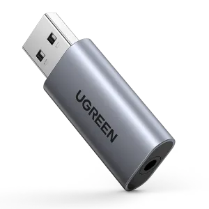 Best-Selling UGREEN USB to Audio Jack USB External Sound Card 3.5mm Audio Adapter  Limited Availability!