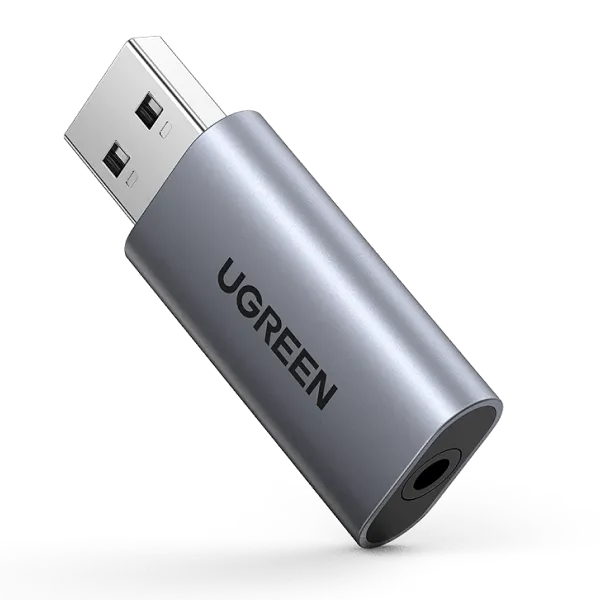 Best-Selling UGREEN USB to Audio Jack USB External Sound Card 3.5mm Audio Adapter  Limited Availability!