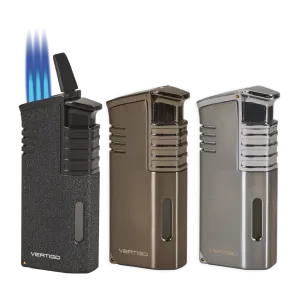 Best-Selling Vertigo Mechanic Triple Torch Lighter w/ Cigar Punch  Almost Sold Out!