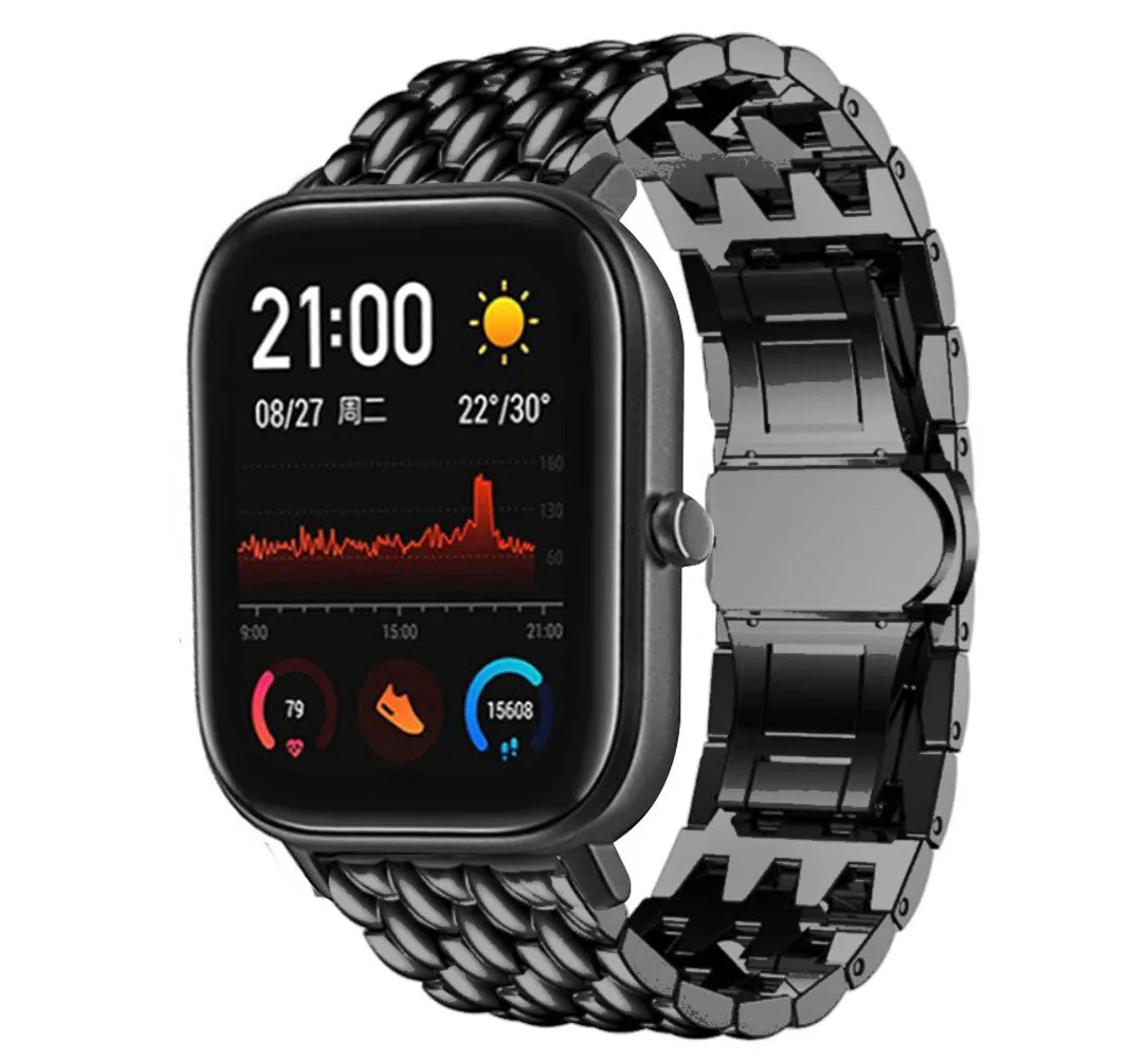 Best-Selling Xiaomi Amazfit GTS Steel Dragon Strap (Black)  Almost Sold Out!