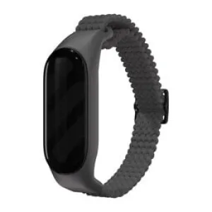 Best-Selling Xiaomi Mi Band 6 Braided Strap (Dark Grey)  Stylish & Comfortable