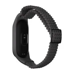 Best-Selling Xiaomi Mi Band 6 Braided Strap (Dark Grey)  Stylish & Comfortable