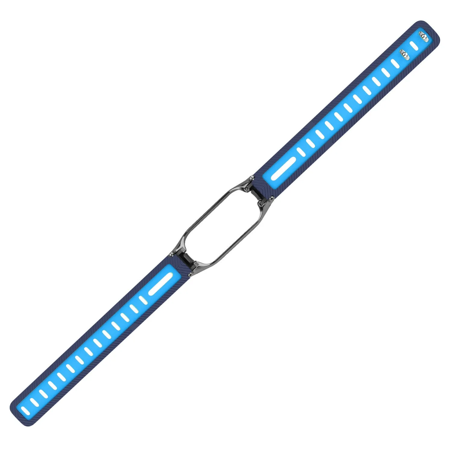 Best-Selling Xiaomi Mi Band 7 Sport Strap with Frame (duo Blue)  Stylish & Comfortable