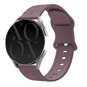 Best-Selling xoxo Wildhearts Amazfit GTS 4 Silicone Strap Leopard Print (Berry Purple)  Last Few Pieces!
