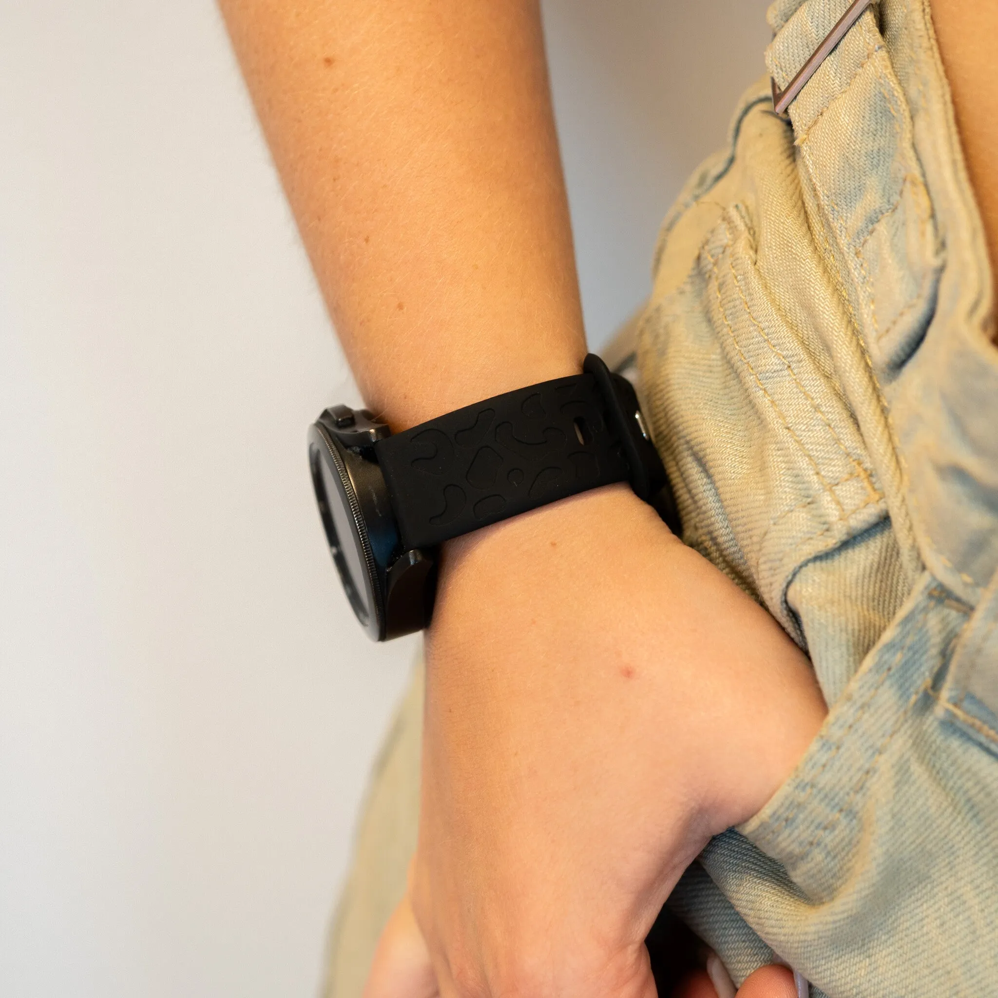 Best-Selling xoxo Wildhearts Xiaomi Amazfit GTS Silicone Strap Leopard Print (Black)  Limited Availability!