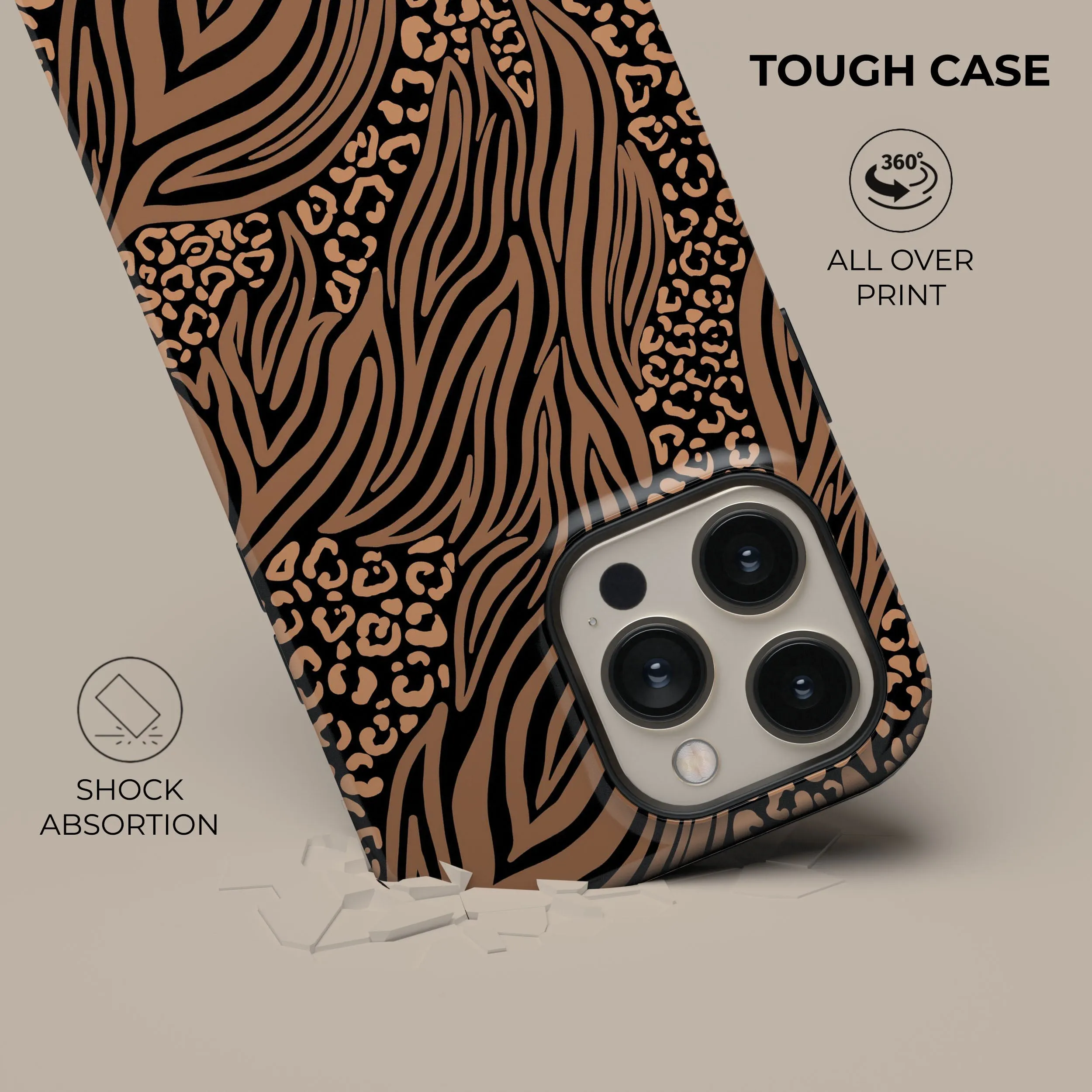 Best-Selling Zebra Leopard Phone Case  Limited Stock!