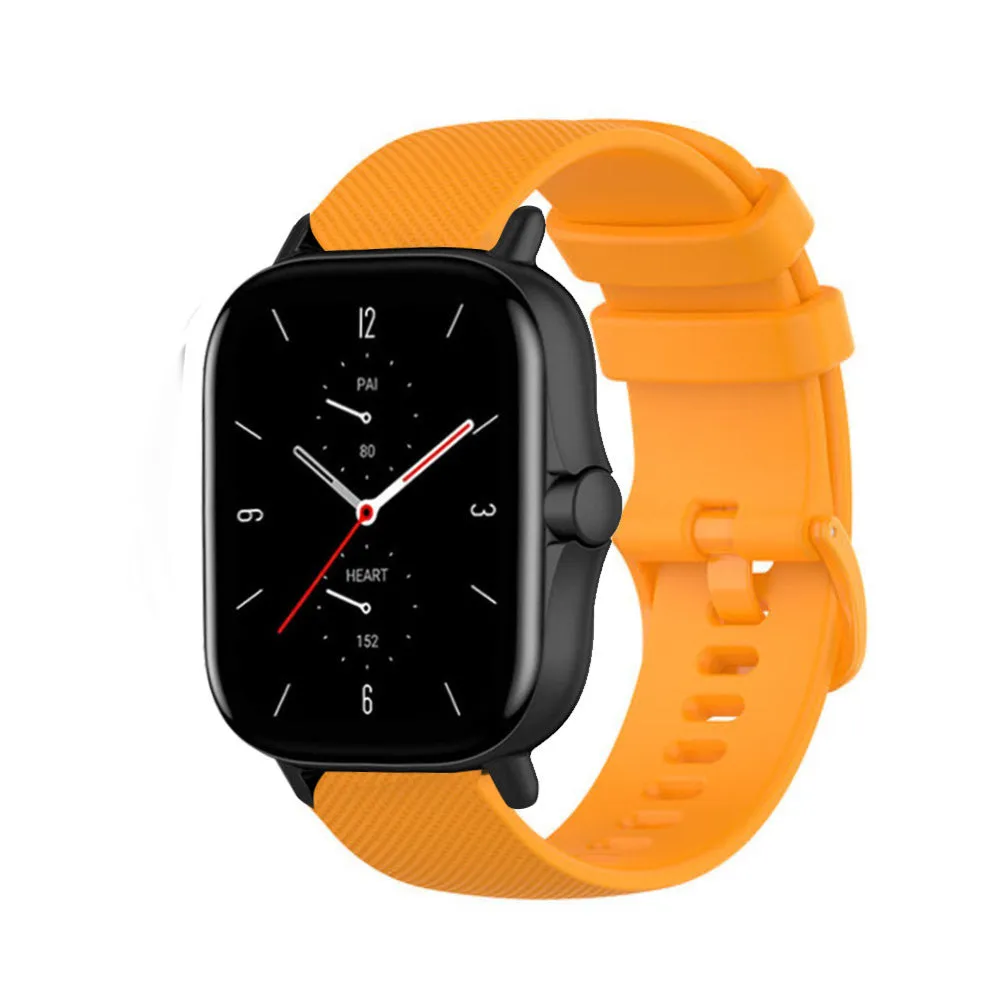 Bestseller Amazfit GTS 2 Premium Silicone Strap (Orange)  Last Few Pieces!