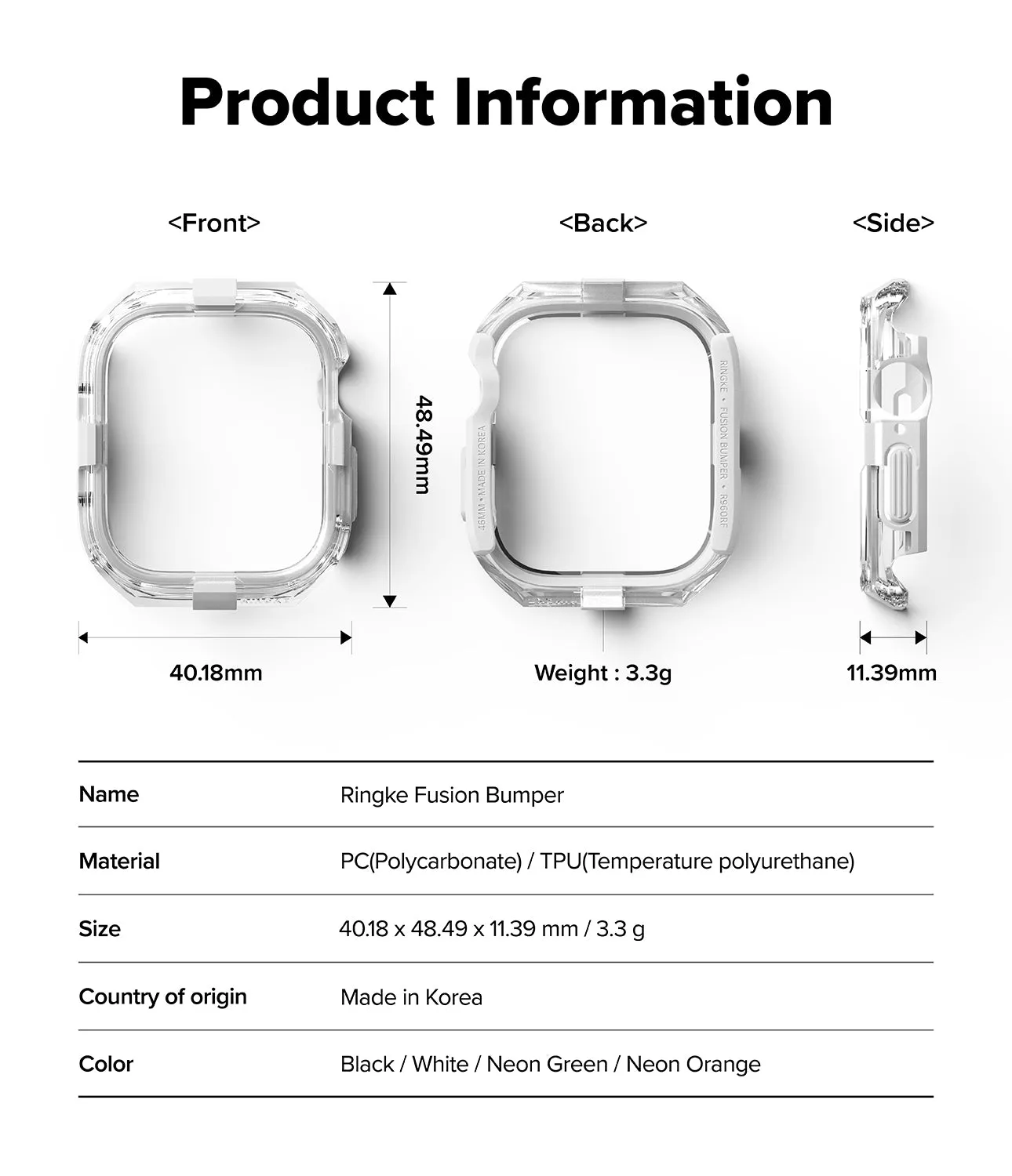 Bestseller Apple Watch 10 (42mm) Case | Fusion Bumper  Almost Gone!