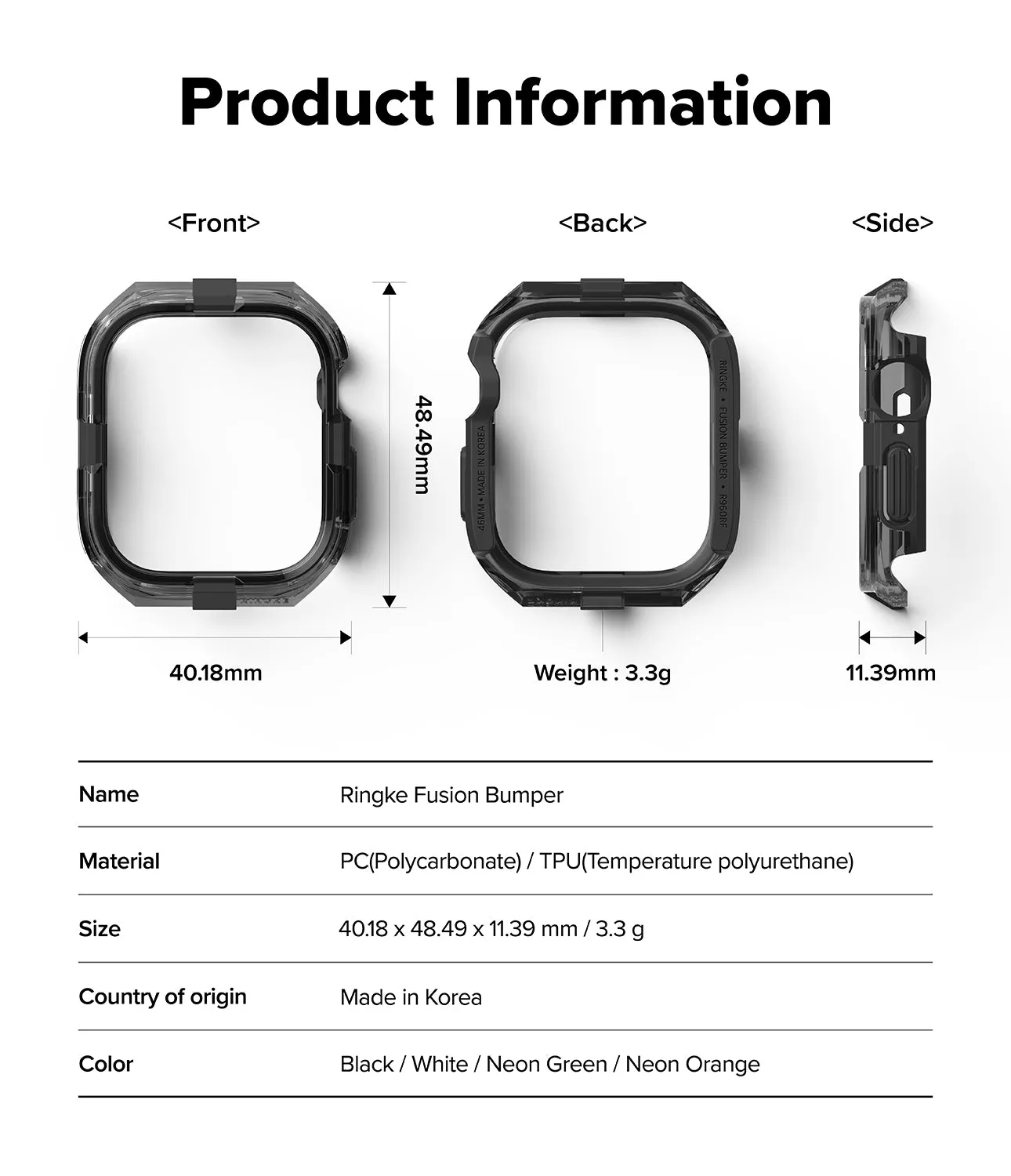 Bestseller Apple Watch 10 (42mm) Case | Fusion Bumper  Almost Gone!