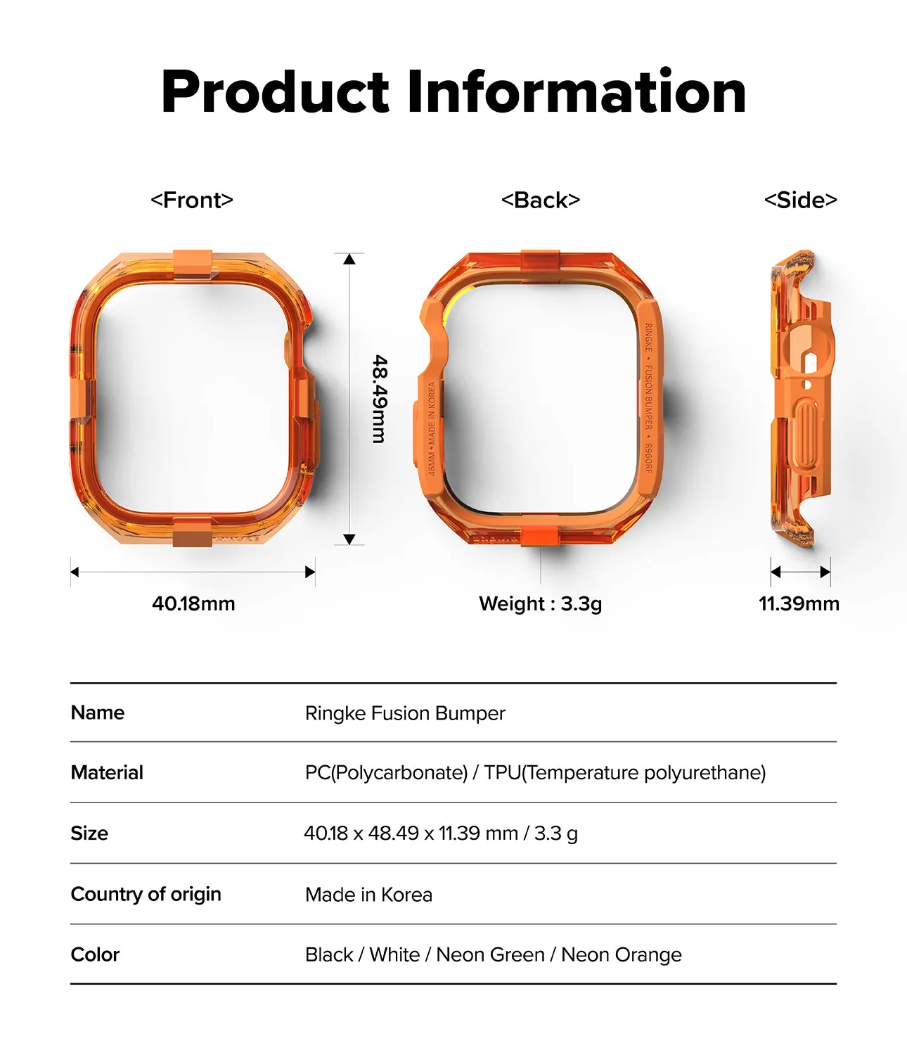 Bestseller Apple Watch 10 (42mm) Case | Fusion Bumper  Almost Gone!
