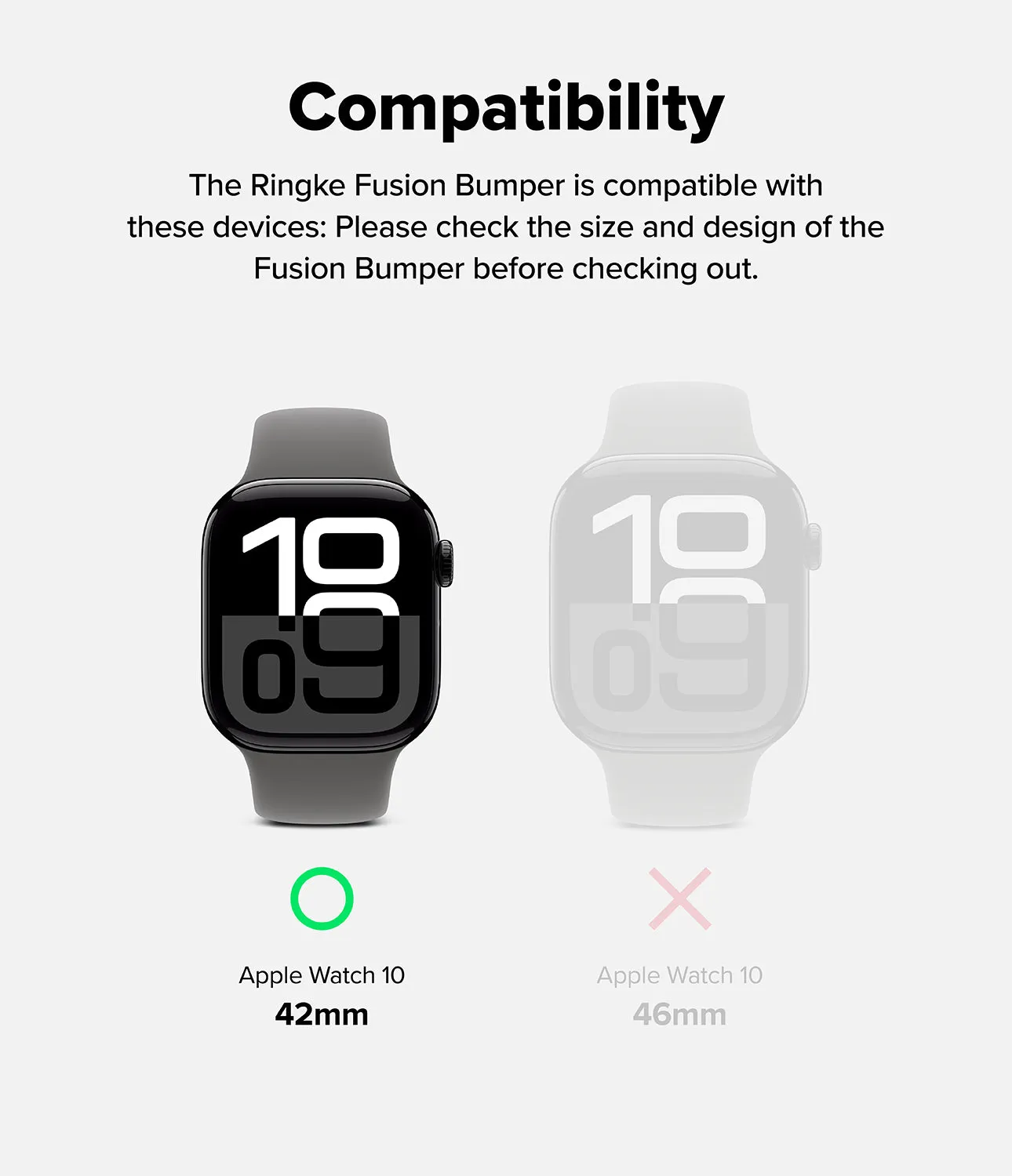 Bestseller Apple Watch 10 (42mm) Case | Fusion Bumper  Almost Gone!