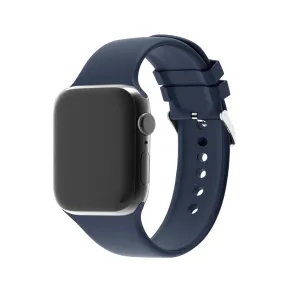 Bestseller Apple Watch Silicone Strap with Buckle (Dark Blue)  Ends Soon!