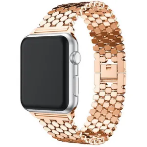 Bestseller Apple Watch Steel Strap Hexagons (Rose Gold)  Last Chance!