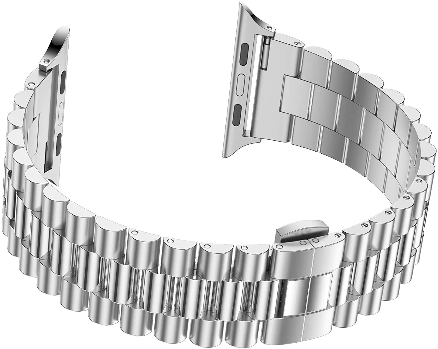 Bestseller Apple Watch Steel Strap Presidential (Silver)  Today Only!
