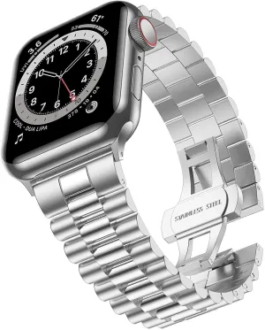 Bestseller Apple Watch Steel Strap Presidential (Silver)  Today Only!