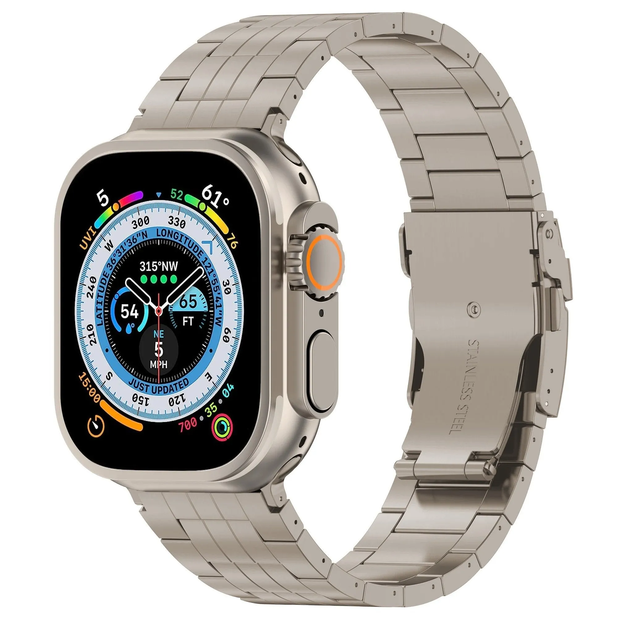 Bestseller Apple Watch Titanium Strap Duo (Titanium)  Going Fast!