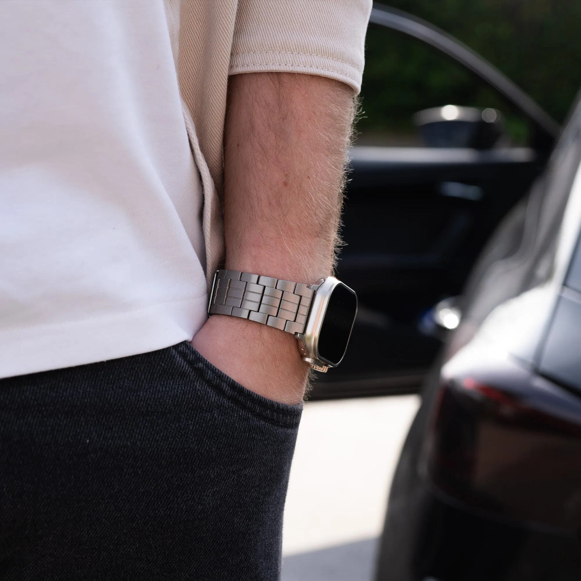Bestseller Apple Watch Titanium Strap Duo (Titanium)  Going Fast!