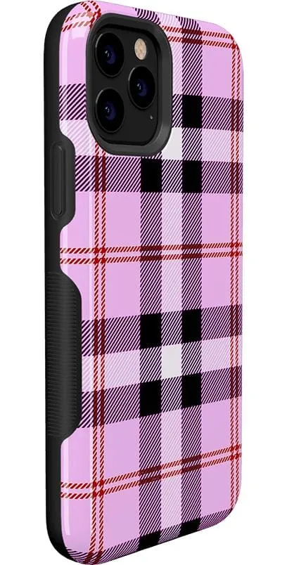 Bestseller As if! | Light Purple Plaid Case  Stylish & Comfortable