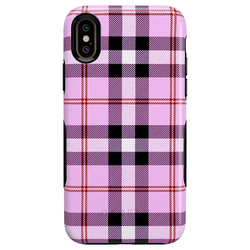 Bestseller As if! | Light Purple Plaid Case  Stylish & Comfortable