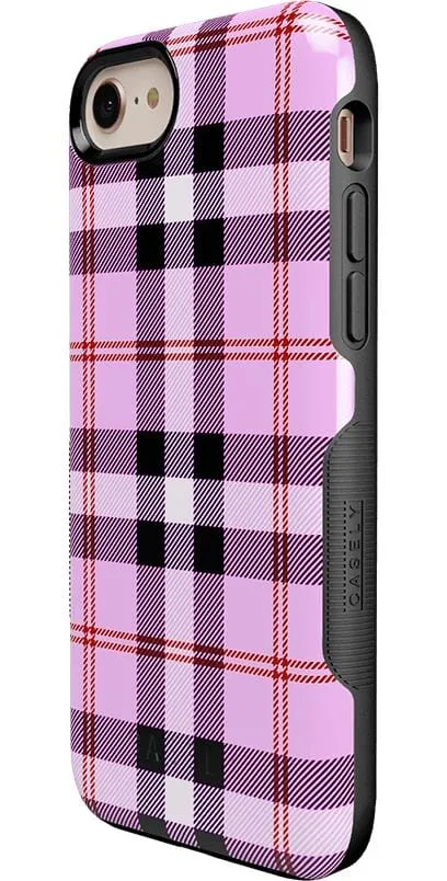Bestseller As if! | Light Purple Plaid Case  Stylish & Comfortable