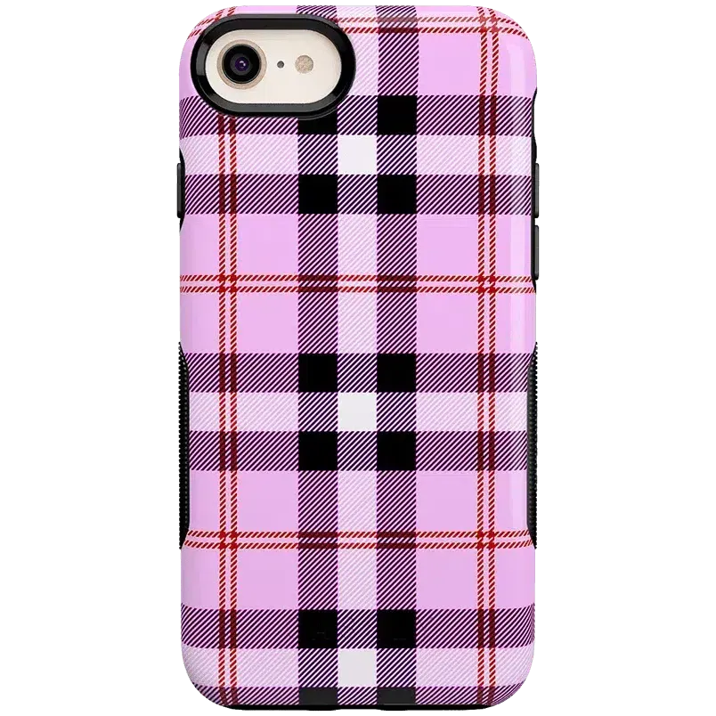 Bestseller As if! | Light Purple Plaid Case  Stylish & Comfortable
