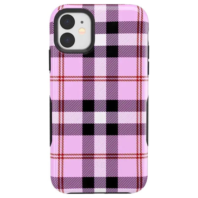 Bestseller As if! | Light Purple Plaid Case  Stylish & Comfortable