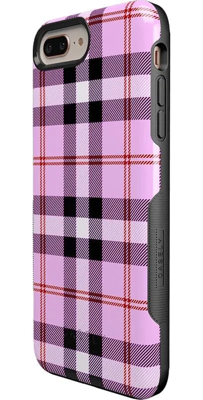 Bestseller As if! | Light Purple Plaid Case  Stylish & Comfortable