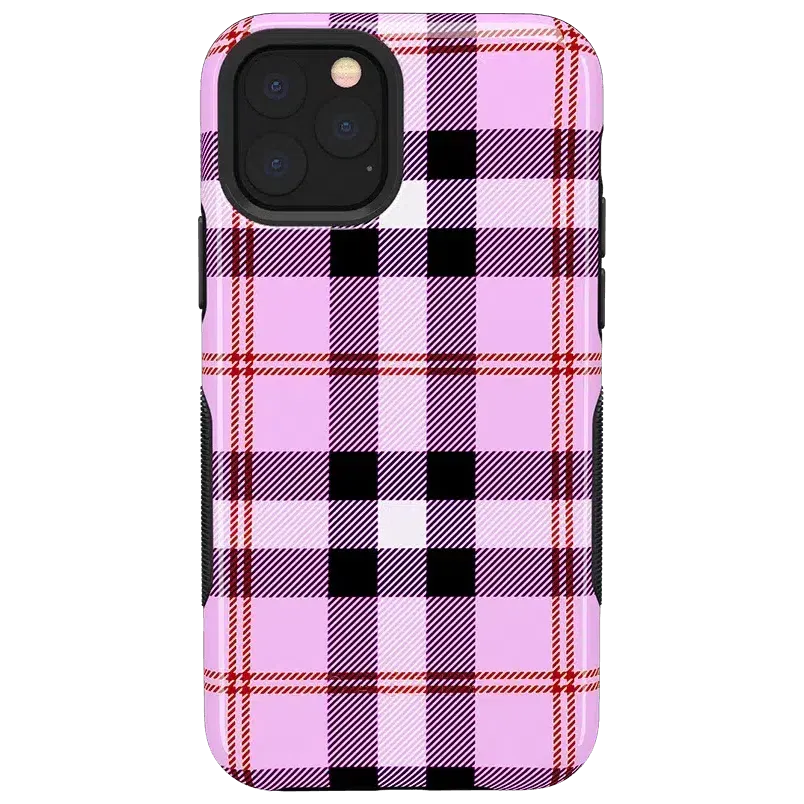 Bestseller As if! | Light Purple Plaid Case  Stylish & Comfortable