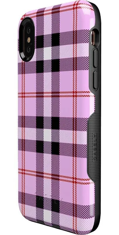 Bestseller As if! | Light Purple Plaid Case  Stylish & Comfortable
