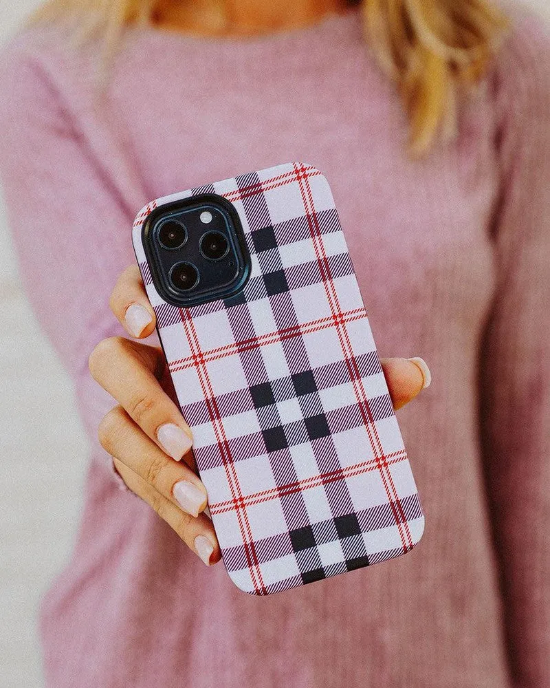 Bestseller As if! | Light Purple Plaid Case  Stylish & Comfortable