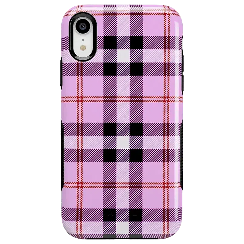 Bestseller As if! | Light Purple Plaid Case  Stylish & Comfortable