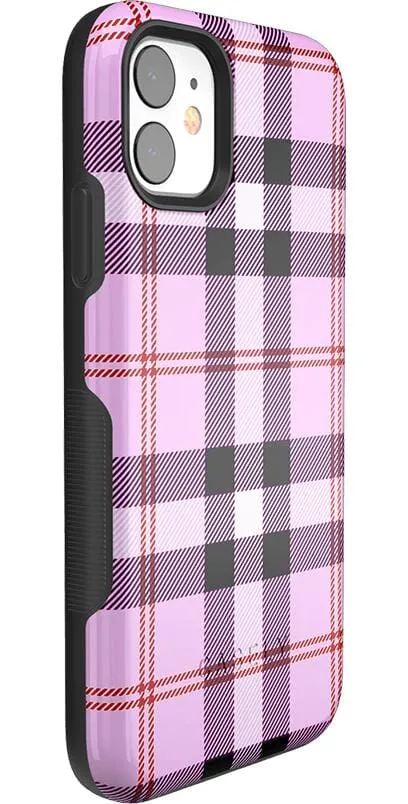 Bestseller As if! | Light Purple Plaid Case  Stylish & Comfortable