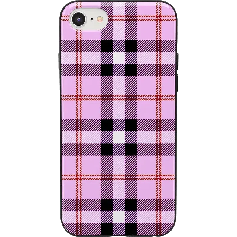 Bestseller As if! | Light Purple Plaid Case  Stylish & Comfortable