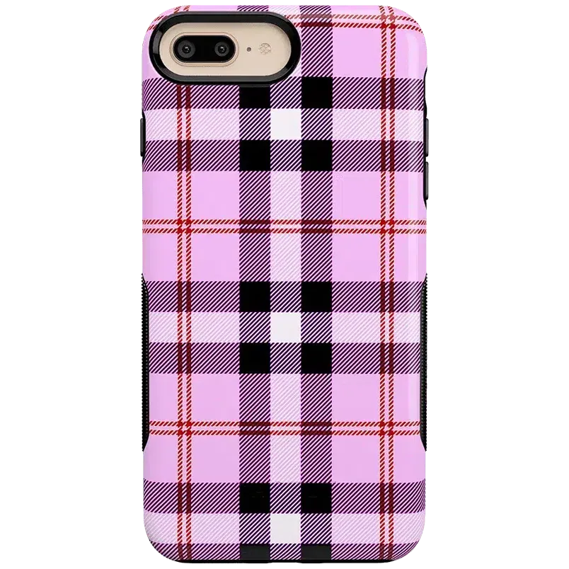 Bestseller As if! | Light Purple Plaid Case  Stylish & Comfortable