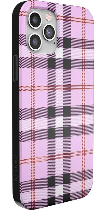 Bestseller As if! | Light Purple Plaid Case  Stylish & Comfortable
