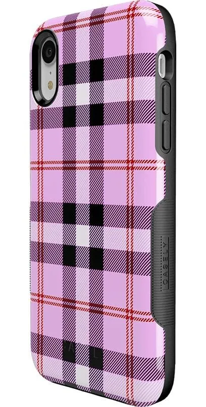 Bestseller As if! | Light Purple Plaid Case  Stylish & Comfortable