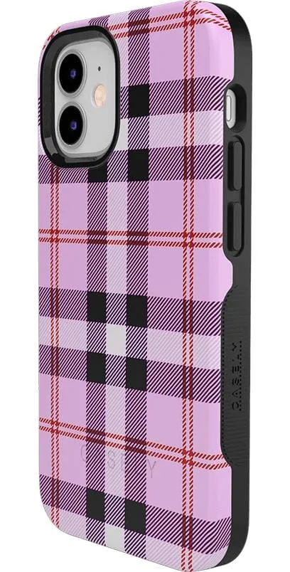 Bestseller As if! | Light Purple Plaid Case  Stylish & Comfortable