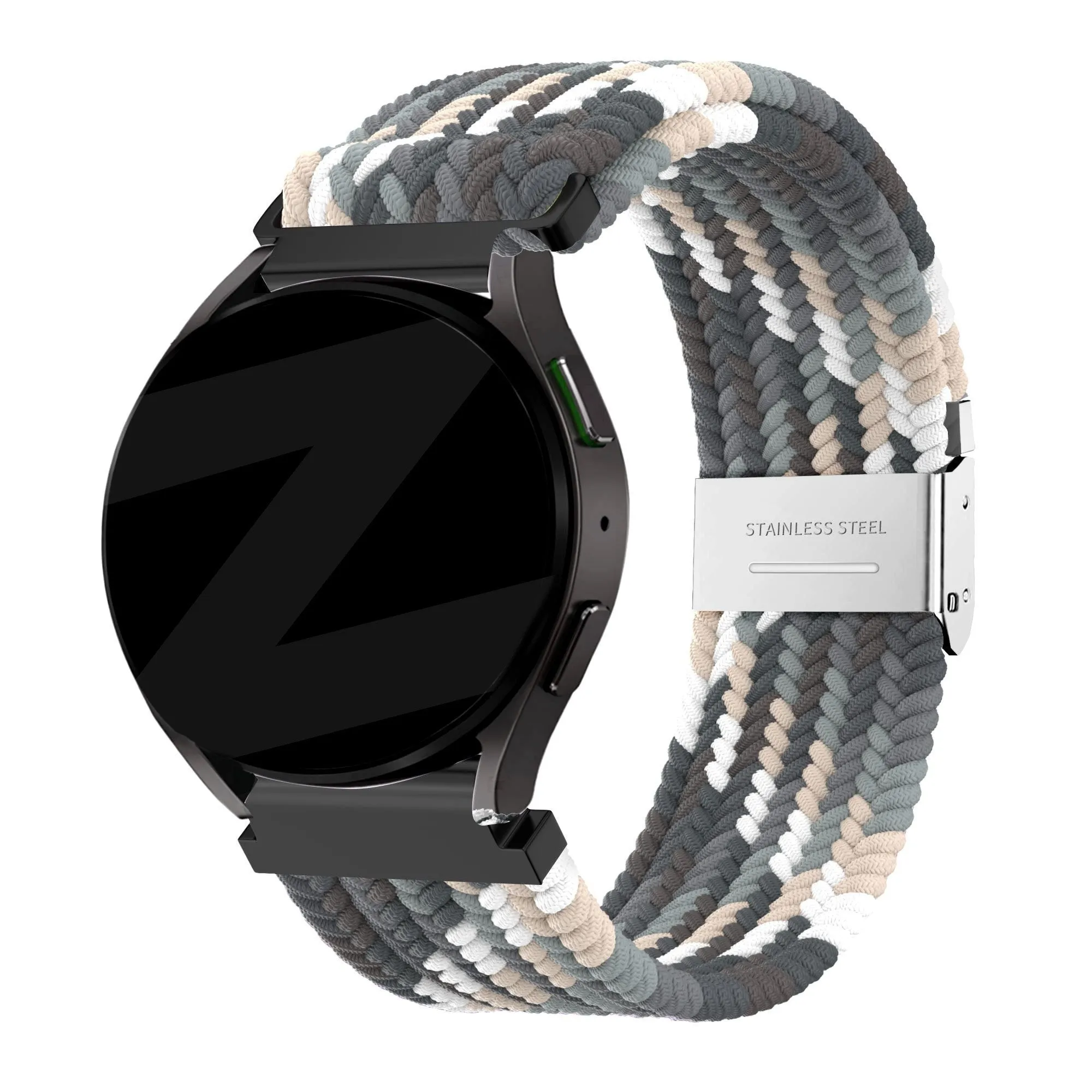 Bestseller Bandz Amazfit GTS 4 Woven Nylon Strap (Black Mix)  Limited Availability!