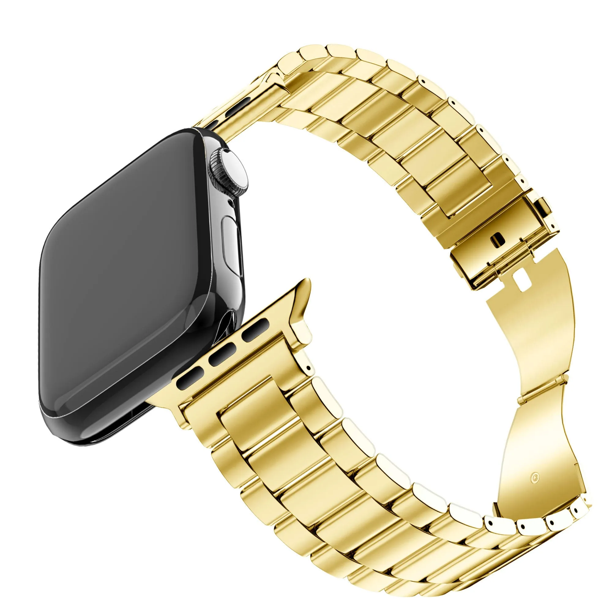 Bestseller Bandz Apple Watch Steel Strap 'Classic' (Gold)  Going Fast!