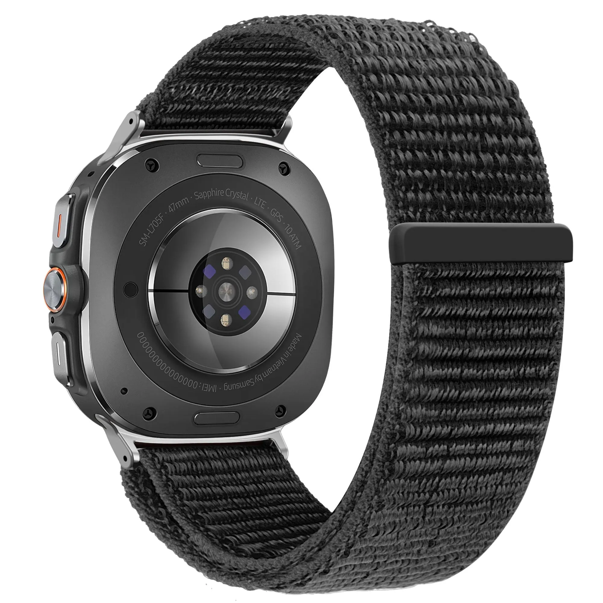 Bestseller Bandz Samsung Galaxy Watch Ultra Nylon Loop Strap (Black)  Almost Sold Out!