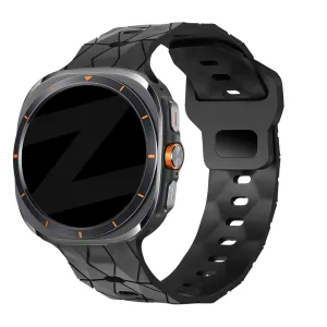 Bestseller Bandz Samsung Galaxy Watch Ultra Silicone Strap 'Hexagons' (Black)  Today Only!