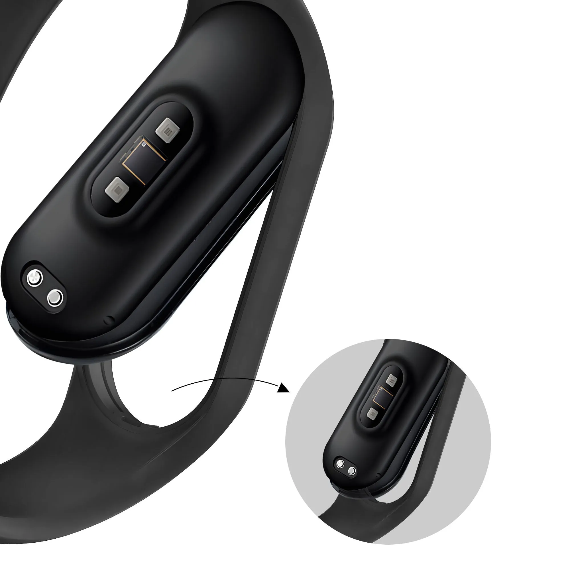 Bestseller Bandz Xiaomi Mi Band 5 / 6 Silicone Strap 'Classic' (Black)  Stylish & Comfortable