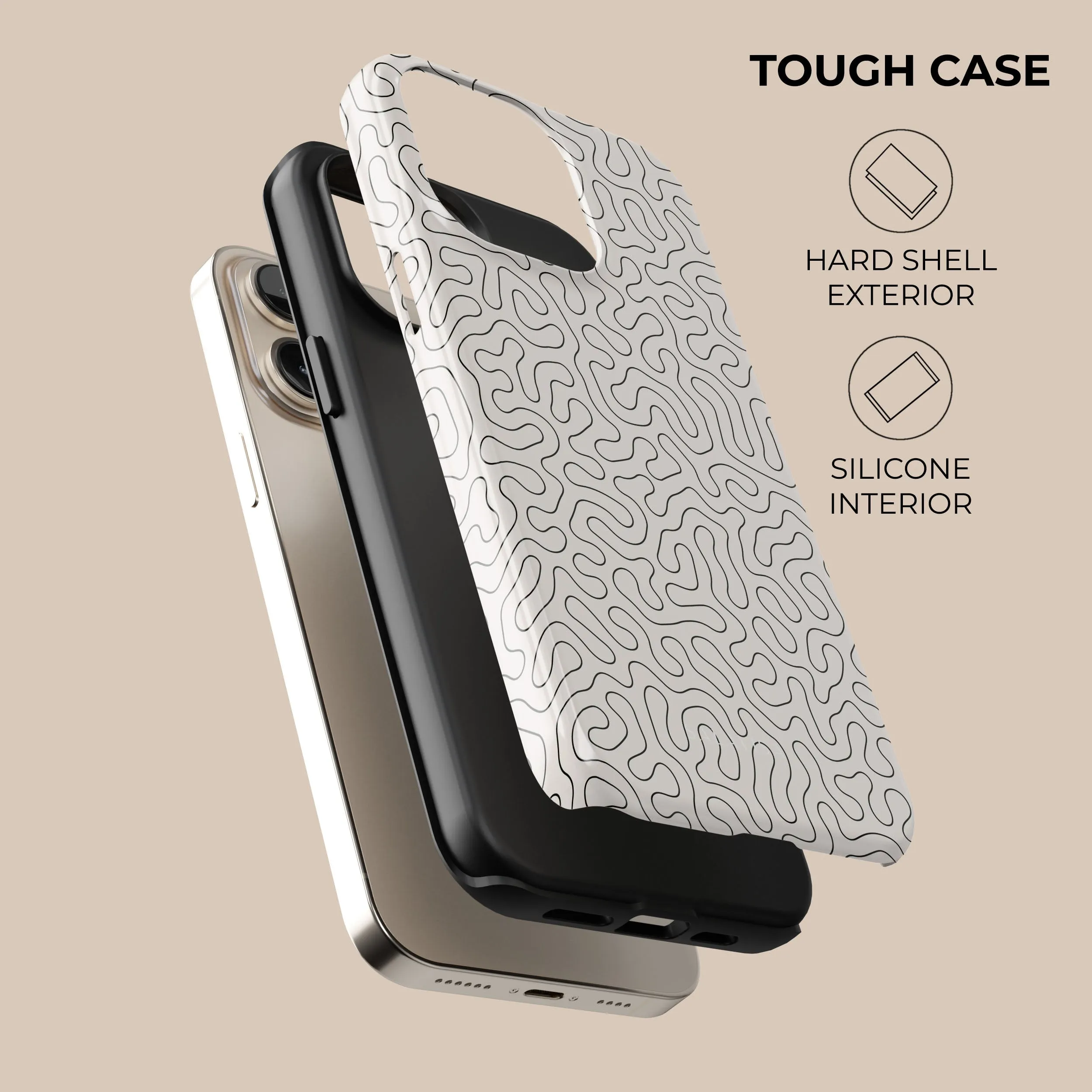 Bestseller Beige Paths Phone Case  Going Fast!