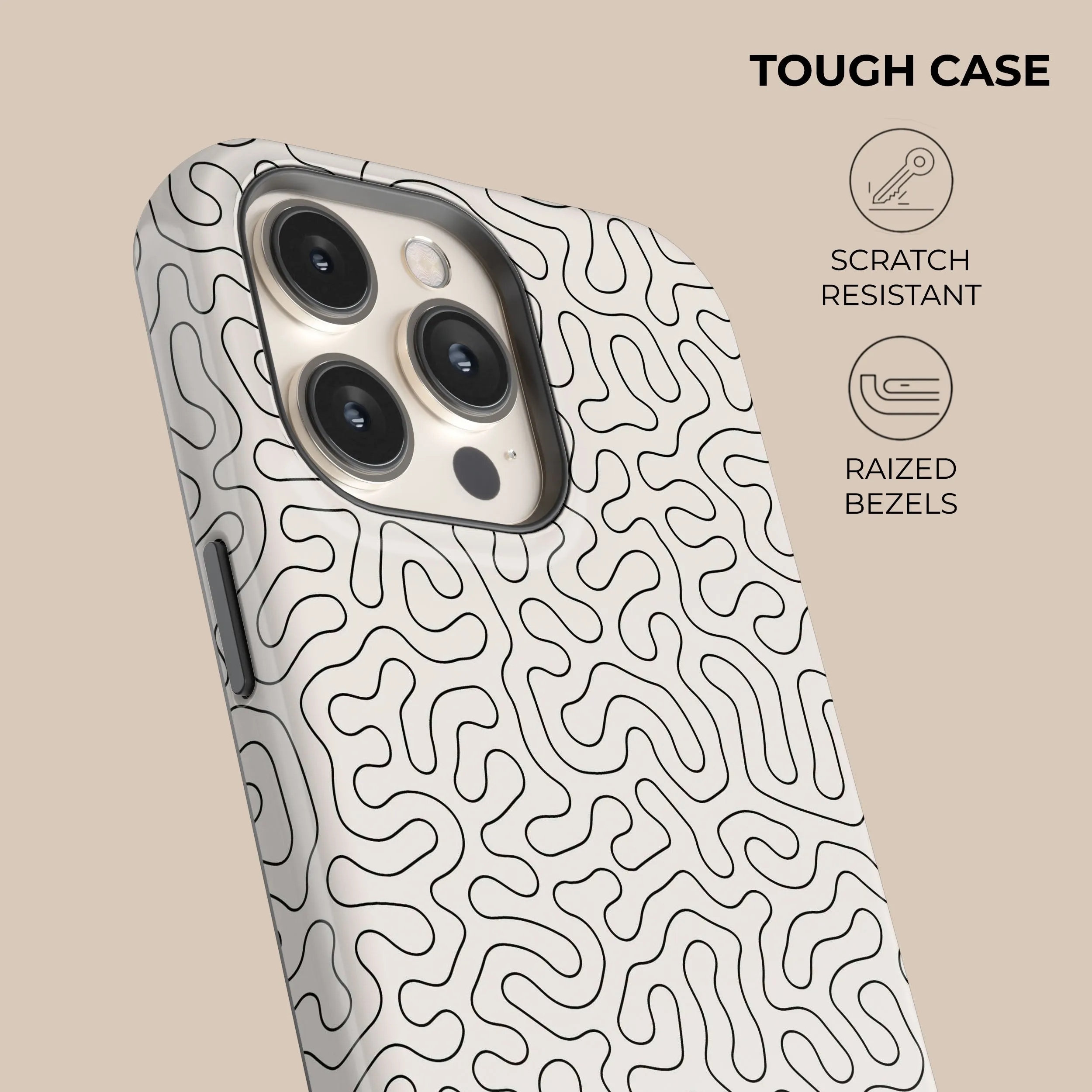 Bestseller Beige Paths Phone Case  Going Fast!
