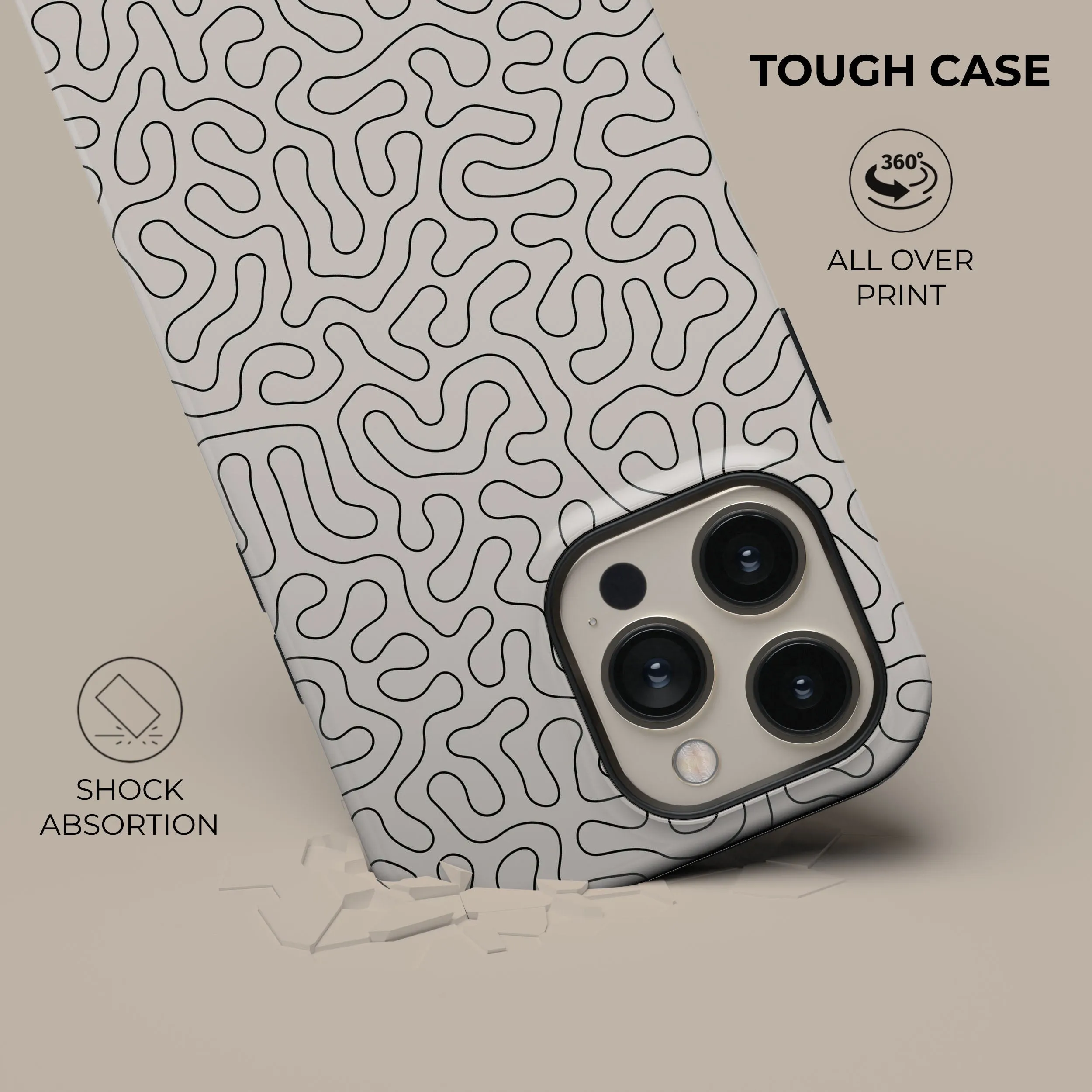 Bestseller Beige Paths Phone Case  Going Fast!