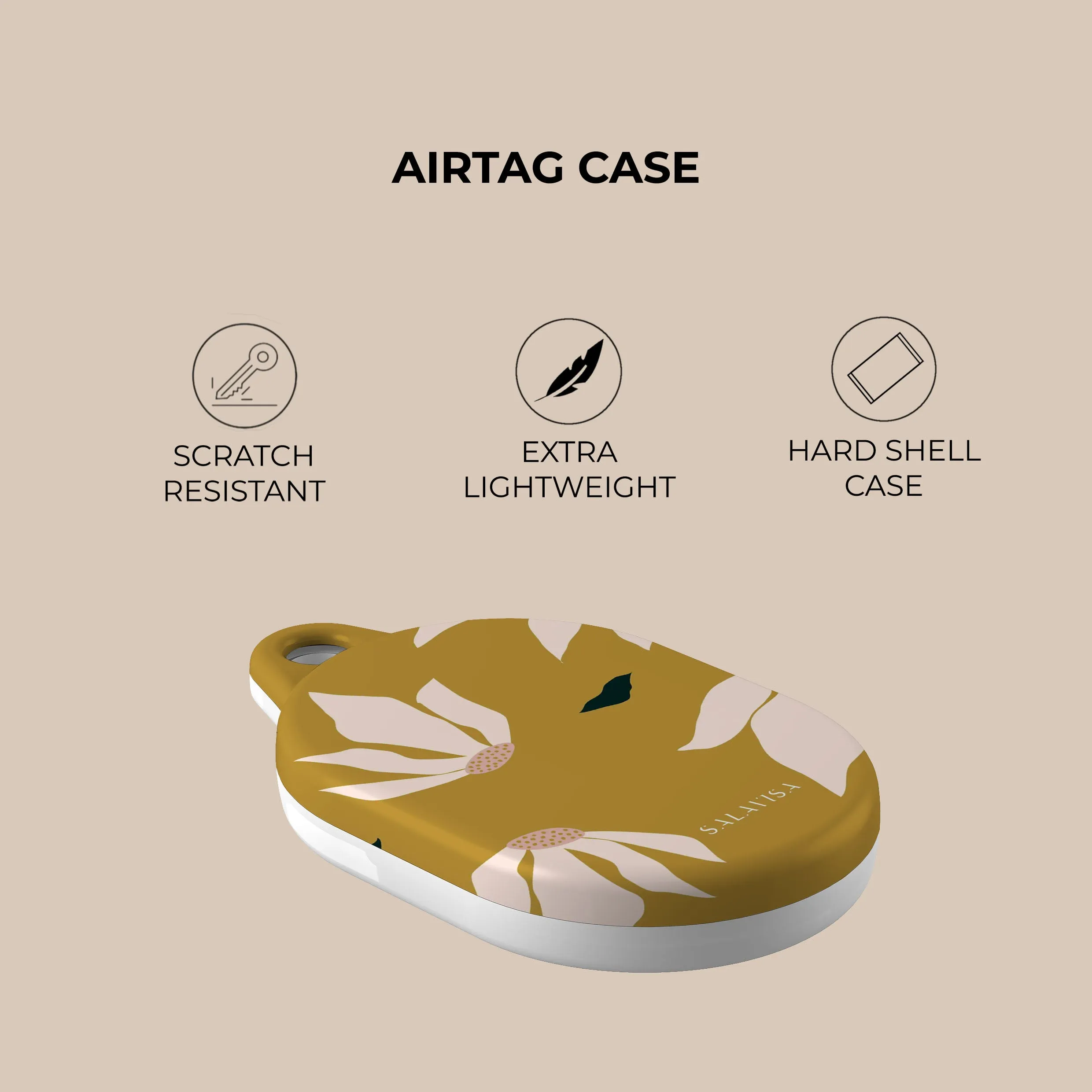 Bestseller Burnt Yellow Flowers AirTag Holder  Almost Sold Out!