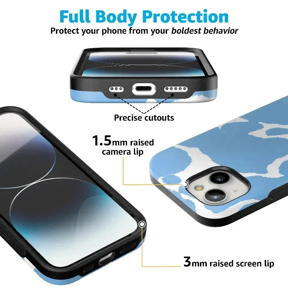 Bestseller Current MOOd | Light Blue Cow Print Case  Going Fast!