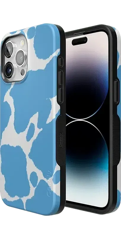 Bestseller Current MOOd | Light Blue Cow Print Case  Going Fast!